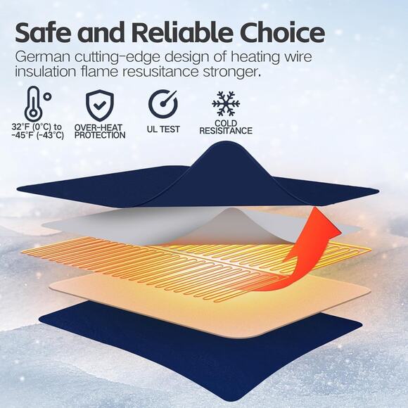 NEW Sewer Hose Heated Sleeve Avoid Freezing at -45°F, Blue RV 15FT Insulation - Picture 6 of 7